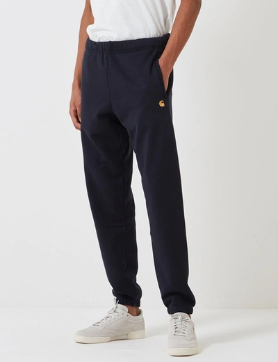 Carhartt -wip Chase Sweat Pant In Navy Blue