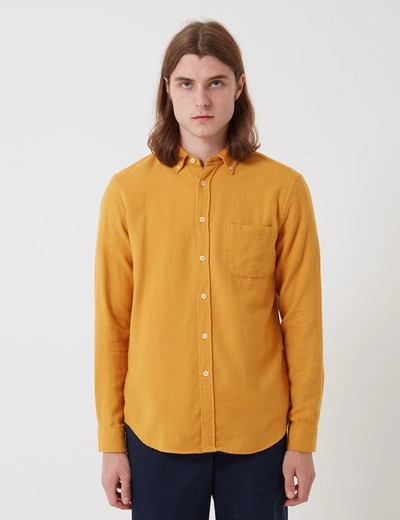 Bhode Classic Button Down Shirt (cotton) In Yellow