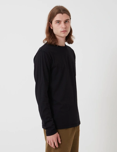 Bhode Besuto Long Sleeve T-shirt (organic Cotton) In Black