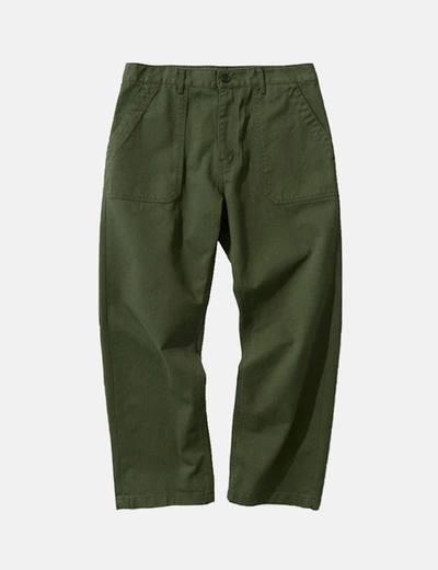 Uniform Bridge Cotton Fatigue Pants In Green