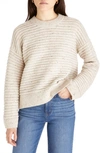 Madewell Donegal Elsmere Pullover Sweater In Donegal Pearl