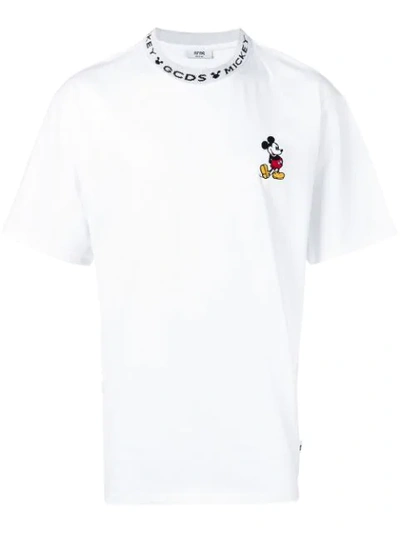 Gcds Mickey Mouse T-shirt In White