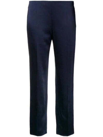 M Missoni Straight-cut Trousers In Blu