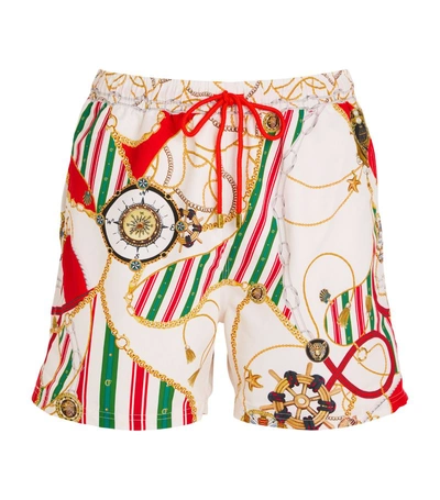 Camilla Printed Swim Shorts In Multi