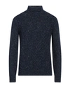 Heritage Man Turtleneck Blue Size M Recycled Nylon, Synthetic Fibers, Polyester, Alpaca Wool, Wool
