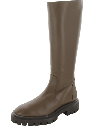 Stuart Weitzman Ultra Womens Leather Tall Knee-high Boots In Multi