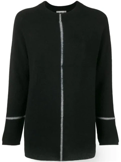 Suzusan Longline Sweater - Black