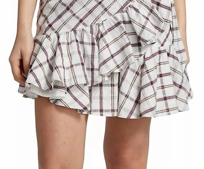 Veronica Beard Memphis Skirt In White Multi