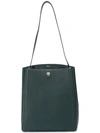 Valextra Structured Shoulder Bag - Green