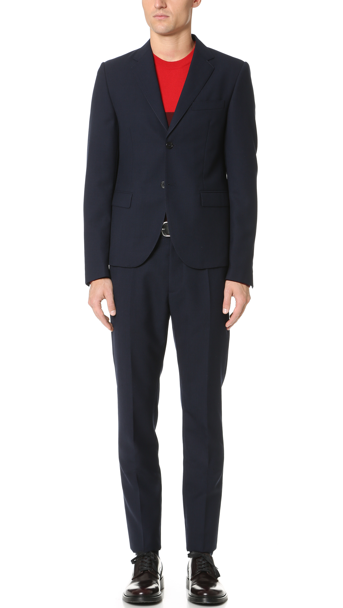 Marni Slim Fit Suit In Navy | ModeSens