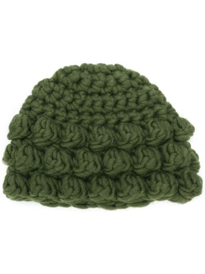 P.a.r.o.s.h Knitted Beanie Hat In Green