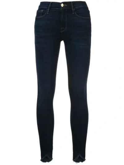 Frame Le Skinny De Jeanne Jeans In Blue