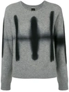 Suzusan Tie-dye Sweater - Grey