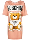 Moschino 'teddy Pin' T-shirt In Pink