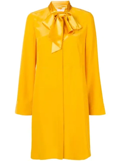 Tory Burch Sophia Dress In Yellow