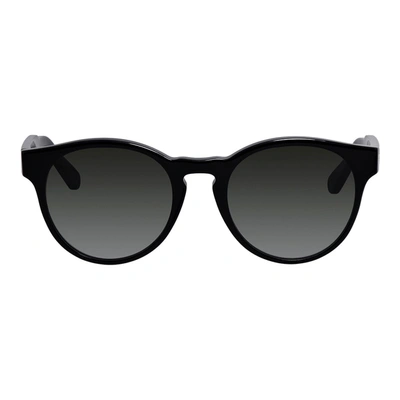 Ferragamo Sf 1068s 001 52mm Womens Round Sunglasses In Black