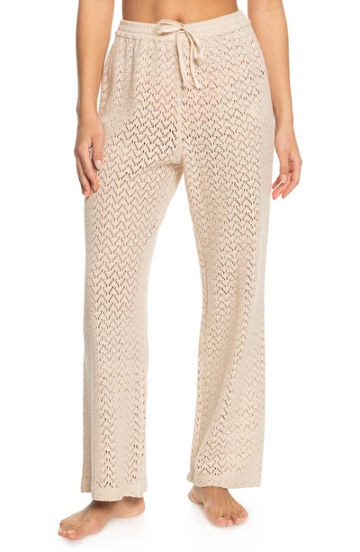 Roxy Mood Moving Cover-up Pants In Tapioca