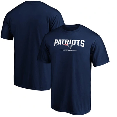 Fanatics Branded Navy New England Patriots Team Lockup T-shirt
