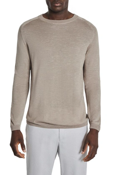 Jack Victor Bailey Merino Wool Blend Sweatshirt In Tan