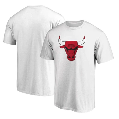 Fanatics Branded White Chicago Bulls Primary Mascot Logo T-shirt