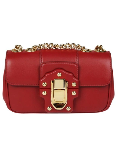 Dolce & Gabbana Shoulder Bag In Rubino
