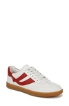 Chalk White/Ruby Red Leather