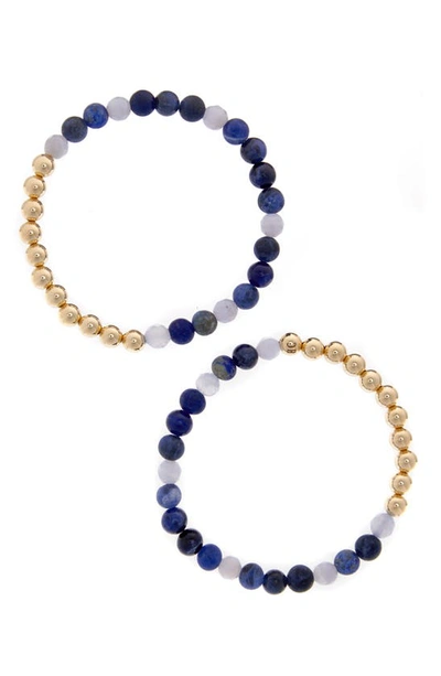 The Healer’s Collection N12 Express & Communicate Set Of 2 Healer's Bracelets In Yellow Gold