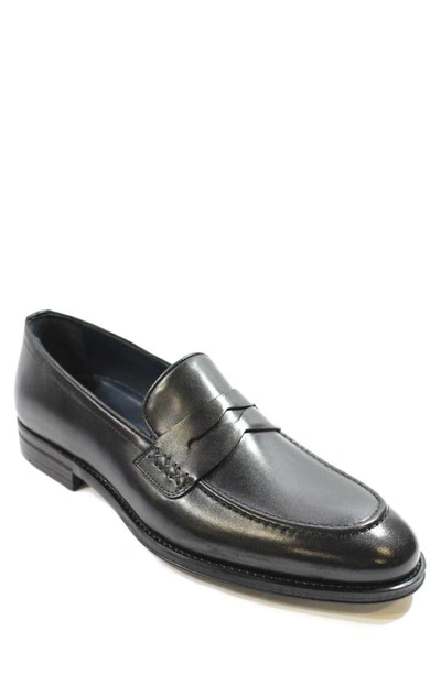 Vellapais Monza Penny Loafer In Black