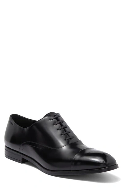 Bally Lizzar Cap Toe Oxford In Black