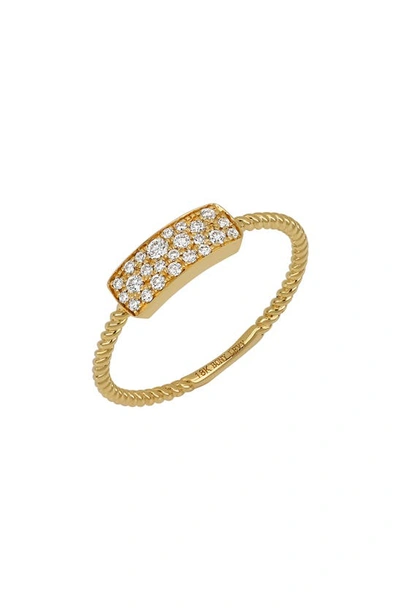 Bony Levy Mika Diamond Stackable Ring In 18k Yellow Gold