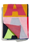 Baublebar Squared Up Throw Blanket In Rainbow-j