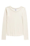 Nordstrom Kids' Long Sleeve T-shirt In Ivory Pristine