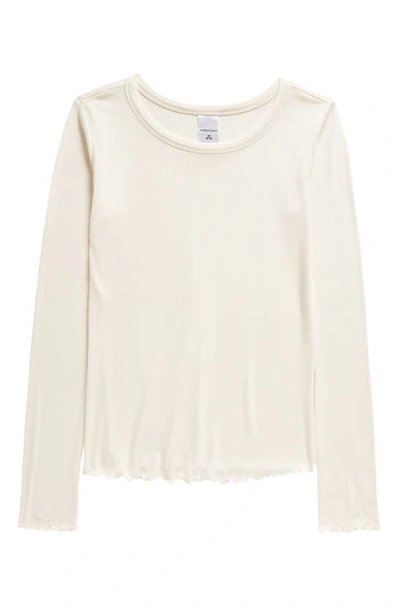 Nordstrom Kids' Long Sleeve T-shirt In Ivory Pristine