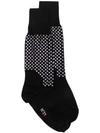 N°21 Crystal-embellished Ankle Socks In Black