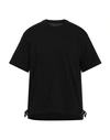 Sacai Man T-shirt Black Size 2 Cotton, Nylon, Polyester