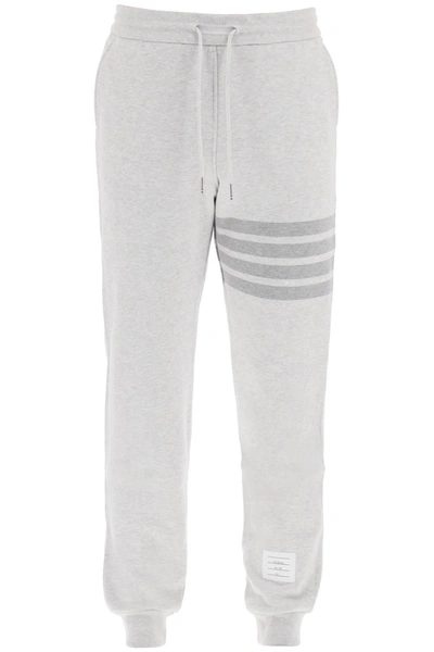 Thom Browne Cotton 4 Bar Sweatpants In Grey