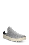 Asportuguesas By Fly London Come Slip-on Sneaker Mule In Concrete Tweed/ Felt