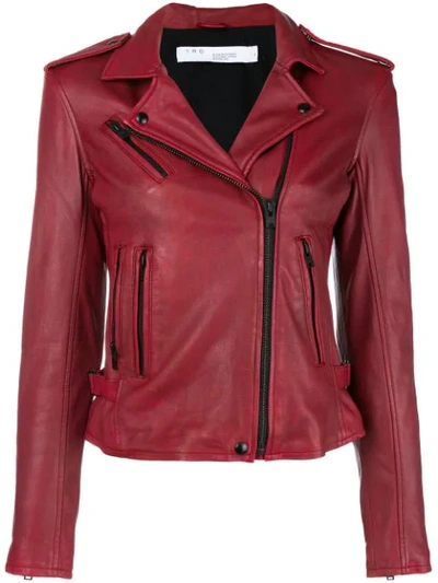 Iro Biker Jacket In Red