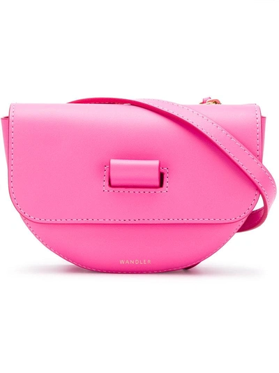 Wandler Foldover Shoulder Bag In Pink