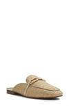 Aldo Silvie Hardware Mule In Natural Raffia