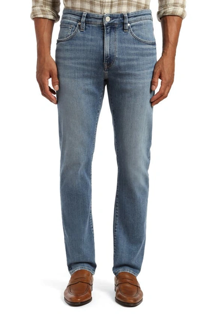 34 Heritage Courage Straight Leg Jeans In Light Shaded Organic