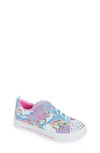Skechers Kids' Twinkle Sparks Low-top Sneakers In Lavender/multi