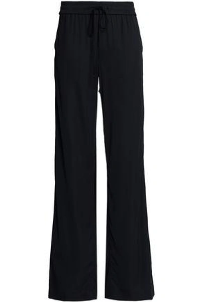 Boutique Moschino Woman Crepe Wide-leg Pants Black