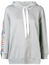 Stella Mccartney All Is Love Hoodie In Grey Multi|grigio