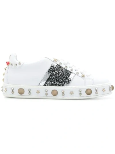 Philipp Plein Lo-top Trainers "exclusive" In White