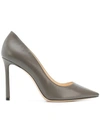 Jimmy Choo Romy 100 Pumps - Grey