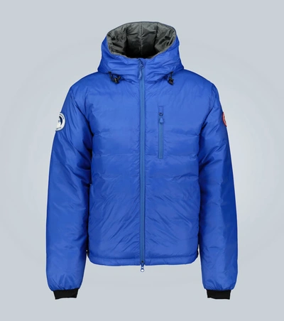 Canada Goose Lodge Hoody Down-filled Jacket In Royal Blue