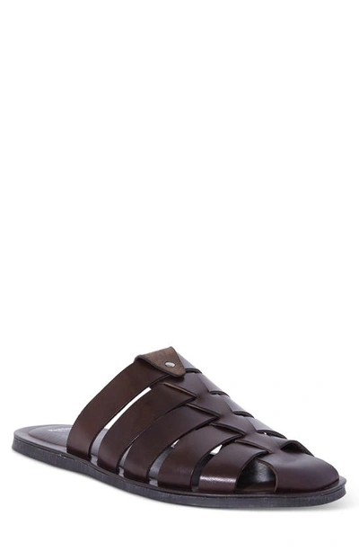 Paul Stuart Paradiso Fisherman Sandal In Brown