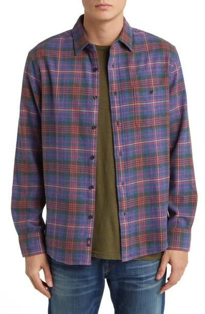 Faherty Plaid Super Brushed Stretch Flannel Button-up Shirt In Trestle Tree Plaid