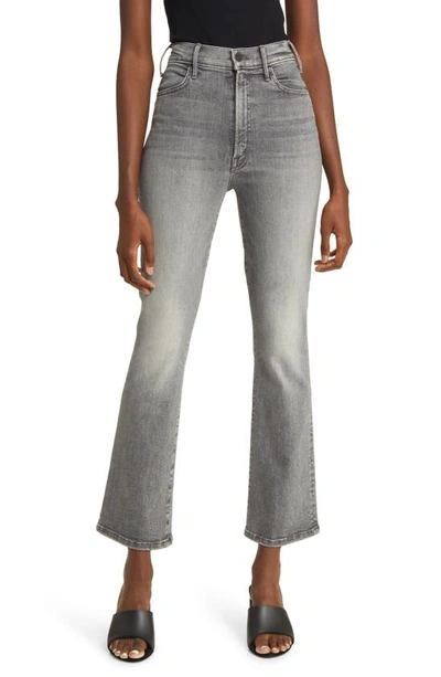 Mother The Hustler High Waist Ankle Bootcut Jeans In Nothern Lights